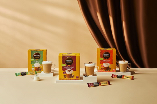 네스카페 수프리모 라떼 제품 홍보 이미지. <네스카페 제공>